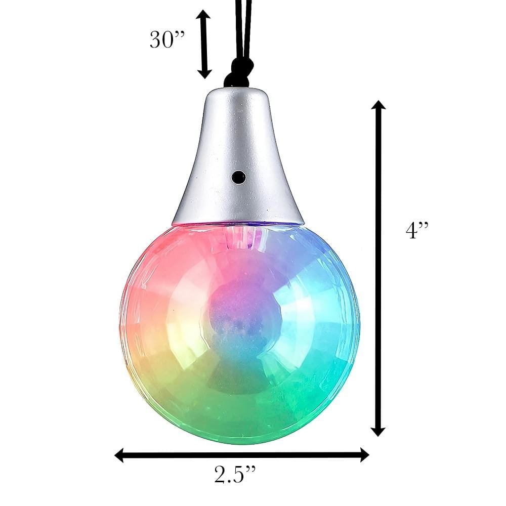 Disco Prism Ball LED Multicolor Pendant Necklace All Products Disco Prism Ball LED Multicolor Pendant Necklace All Products 6