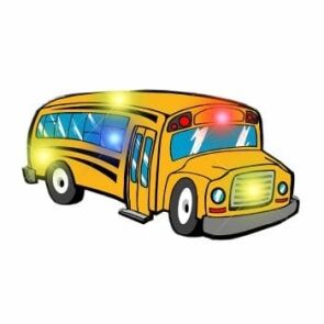 School Bus Flashing Body Light Lapel Pins All Body Lights and Blinkees