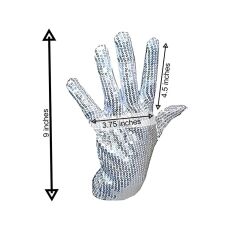 Non Light Up Jacko Thriller Beat It Billie Jean Right Hand Sequin Glove All Products 4