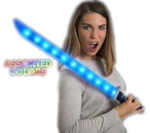 Multicolor LED Foam Ninja Sword Rainbow Multicolor