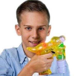 T Rex Dinosaur Lighted Bubble Gun All Products