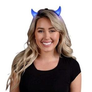 Light Up Devil Horns Blue All Products Light Up Devil Horns Blue All Products 3