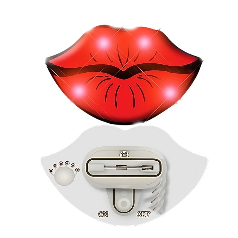 Lips Flashing Body Light Lapel Pins All Products Lips Flashing Body Light Lapel Pins All Products 5