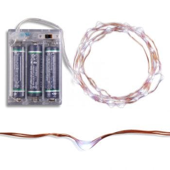 LED Wire String Lights White 118 Inch All Products