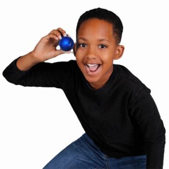 LED Impact Activated Bouncy Ball Blue All Products