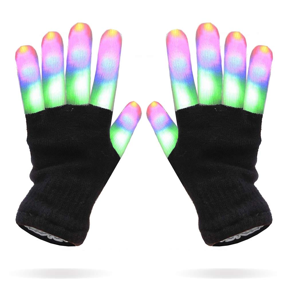 Multicolor Stripes LEDs Black Gloves All Products Multicolor Stripes LEDs Black Gloves All Products 3