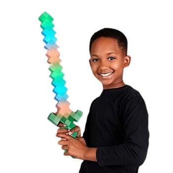LED Pixelated Green Warrior Sword All Products