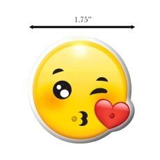 Kissy Face Emoji Light Up LED Party Pin All Body Lights and Blinkees 6