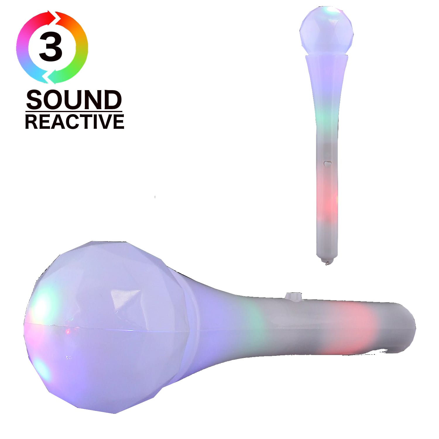 Sound Activated LED Color Changing Rock Star Prism Microphone All Products Sound Activated LED Color Changing Rock Star Prism Microphone All Products 5