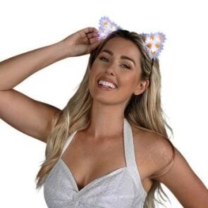 LED Daisy Flowers Cat Animal Ears Headband All Products