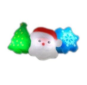 Soft Assorted Santa Tree Snowflake Christmas Party Ring Pack of 24 All Products