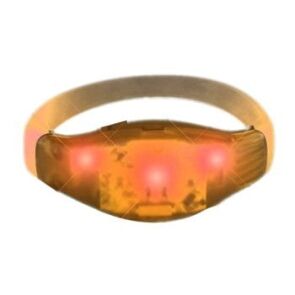 Sound Activated Orange LED Bracelet Wristbands for Concerts All Products