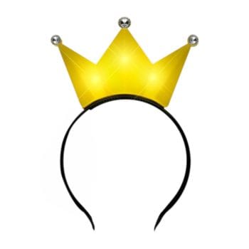 3 Jeweled Yellow Princess Crown Headbands All Products