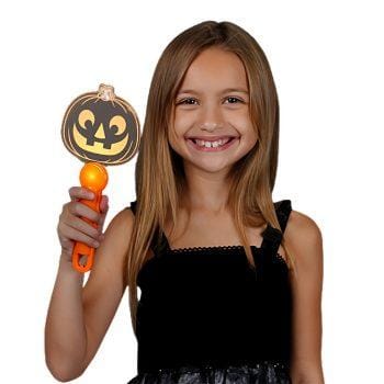 Light Up Jack O Lantern Pumpkin Acrylic Wand Halloween Light Up Wands