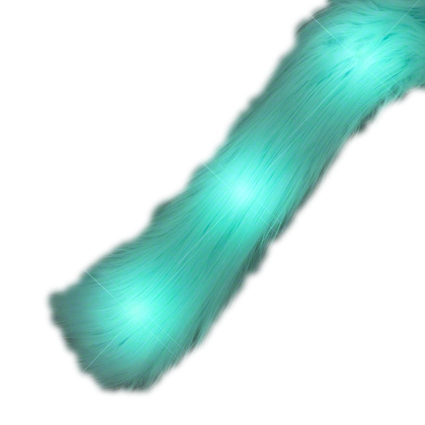 LED Faux Fur Boa Aqua All Products LED Faux Fur Boa Aqua All Products 3