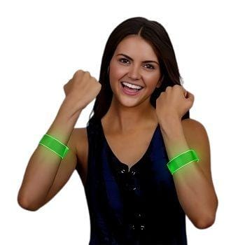 Cosmic Green LED Bracelets Magnetic Clasp All Products
