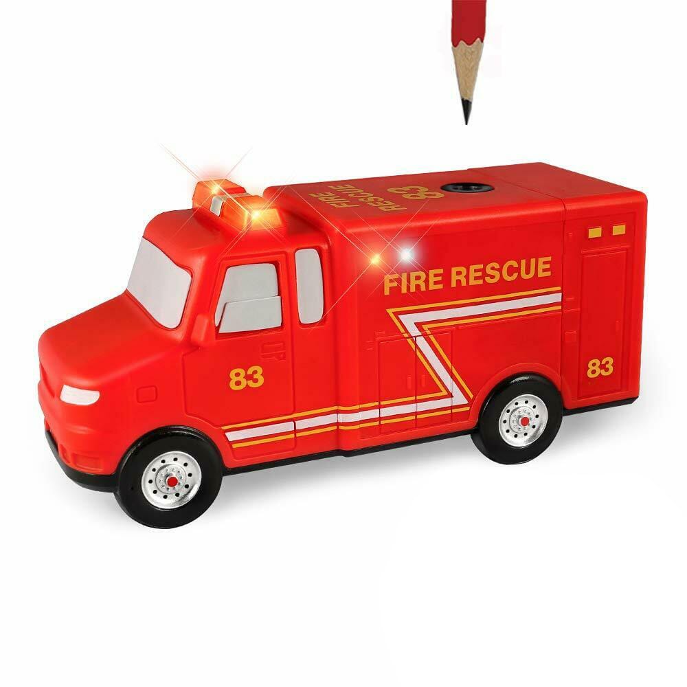 LED Fire Rescue Truck Electric Pencil Sharpener All Products LED Fire Rescue Truck Electric Pencil Sharpener All Products 3