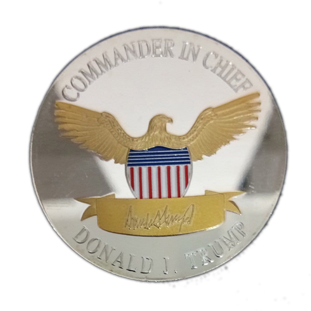 Commander in Chief 2020 Donald Trump Commemorative Gold on Silver Coin All Products Commander in Chief 2020 Donald Trump Commemorative Gold on Silver Coin All Products 5