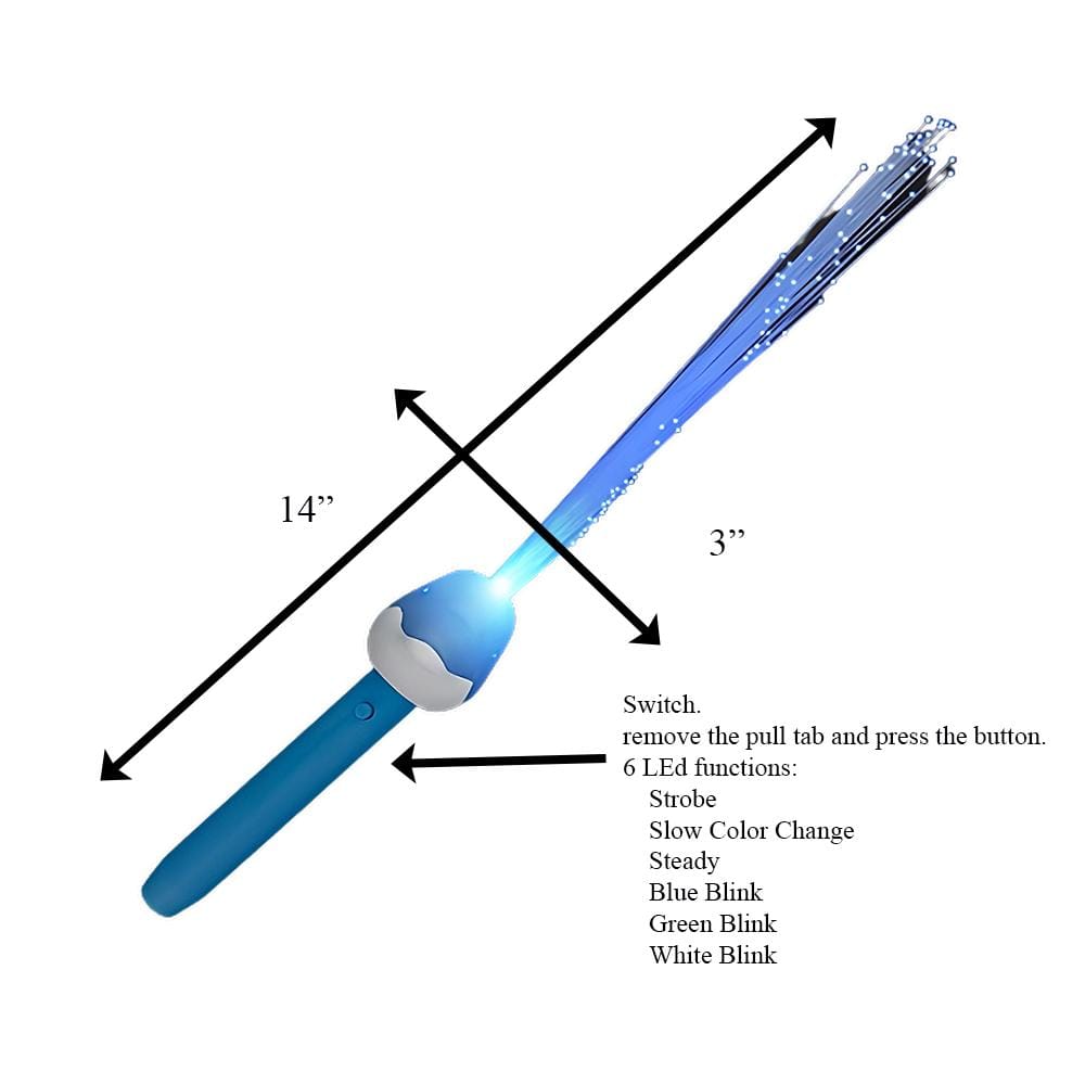 Light Up Fiber Optic Dolphin Flashing Wand All Products Light Up Fiber Optic Dolphin Flashing Wand All Products 6