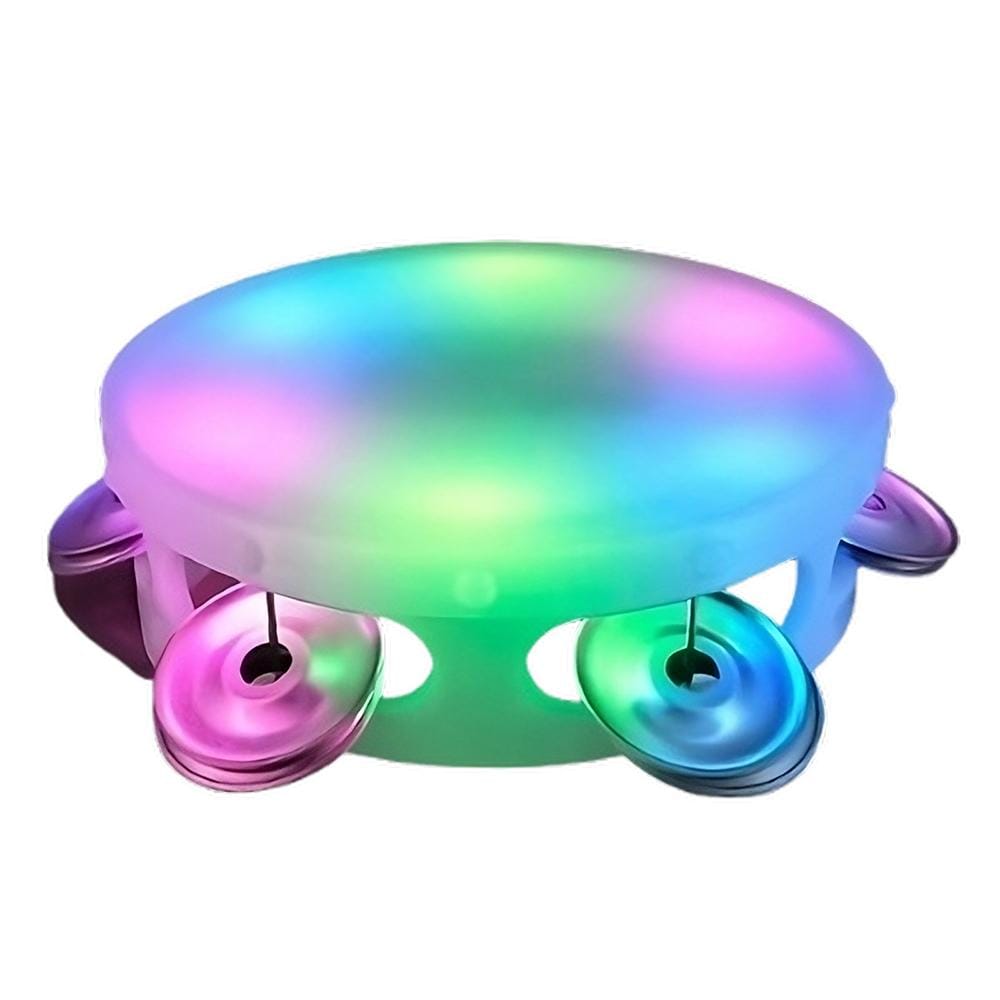 Light Up Mini Multicolored Round Tambourine All Products Light Up Mini Multicolored Round Tambourine All Products 6