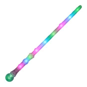 28 Inches Electric Flashing Strobe Light Saber Sword with Prism Ball All Products