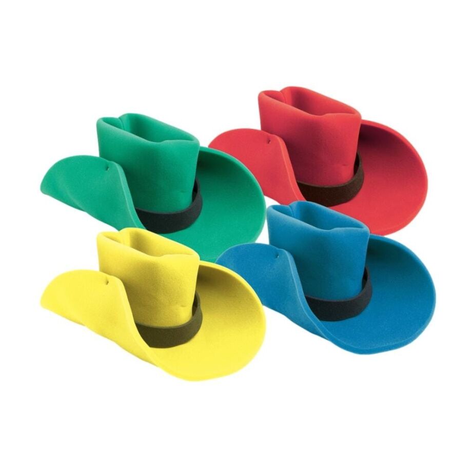 Pack of 3 Non Light Up Assorted Foam Cowboy Hat One Size Fits All Gender All Products Pack of 3 Non Light Up Assorted Foam Cowboy Hat One Size Fits All Gender All Products 3