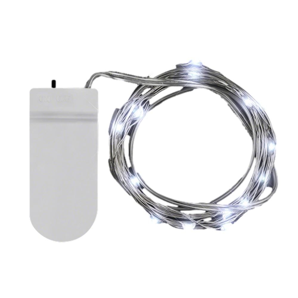 LED 80 Inch Wire String Lights Cool White All Products LED 80 Inch Wire String Lights Cool White All Products 3