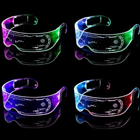 Light Up Futuristic Luminous Visor Glasses All Products Light Up Futuristic Luminous Visor Glasses All Products 4