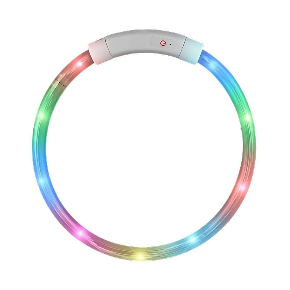 Flashing Dog Collar Multicolor Light DIY Tube Necklace All Products 3