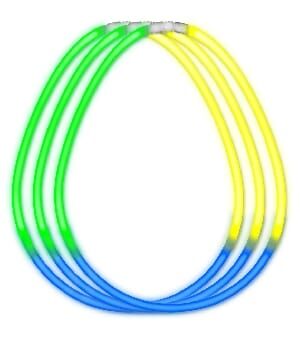 Glow Necklace Tri Color Tube of 25 All Products 3