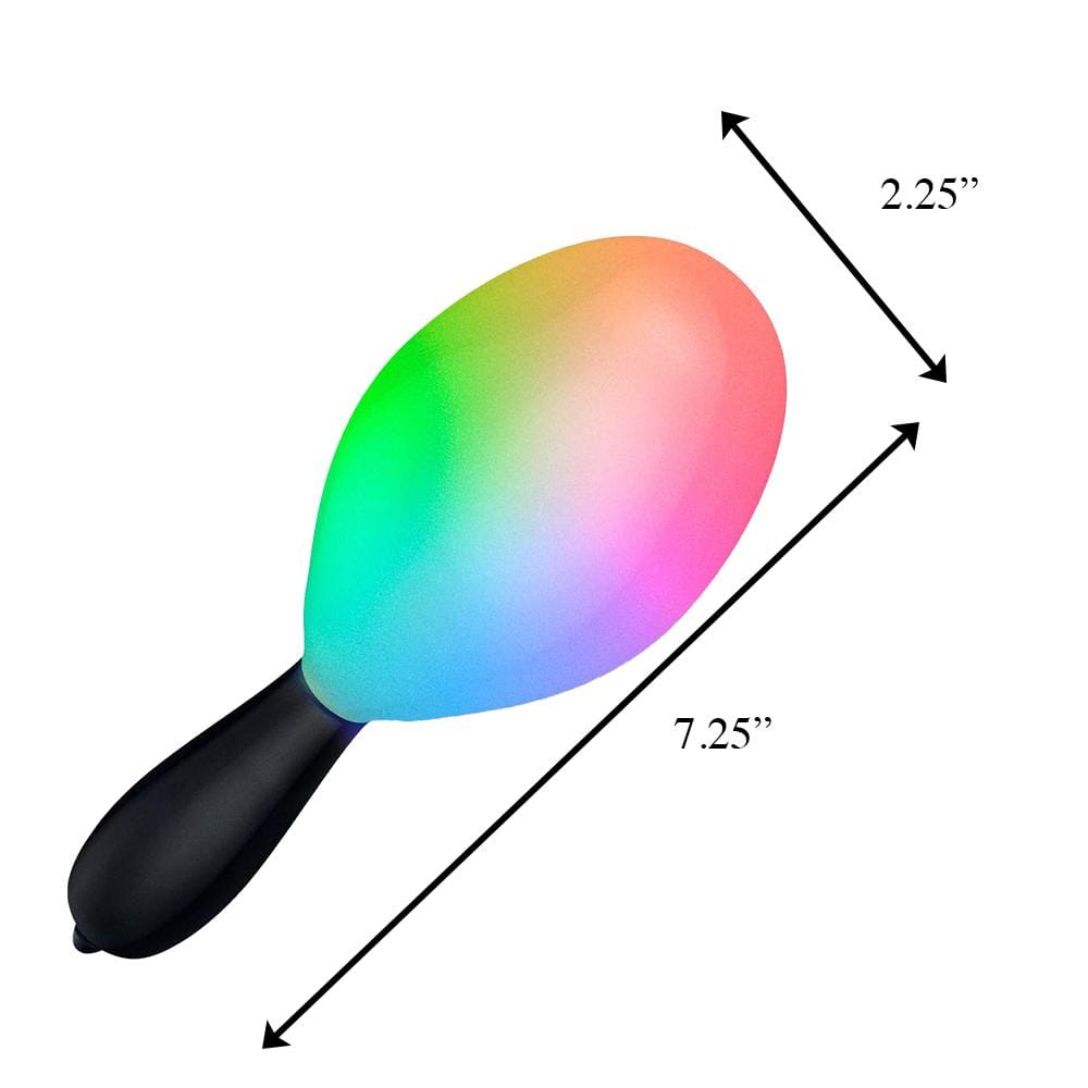 Multicolored LED 7 Inch Maracas All Products Multicolored LED 7 Inch Maracas All Products 7
