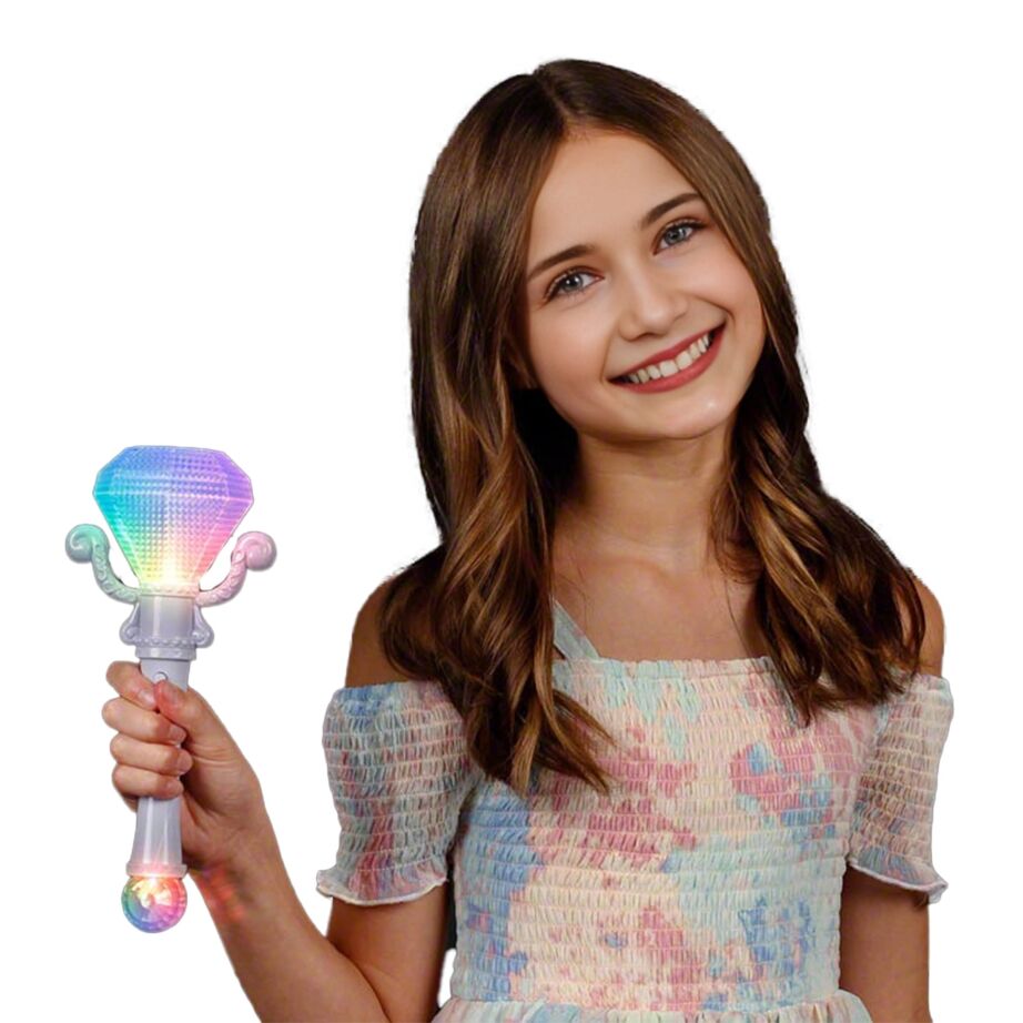 Color Changing Diamond Jewel Scepter Wand with Projecting Crystal Ball All Products 3