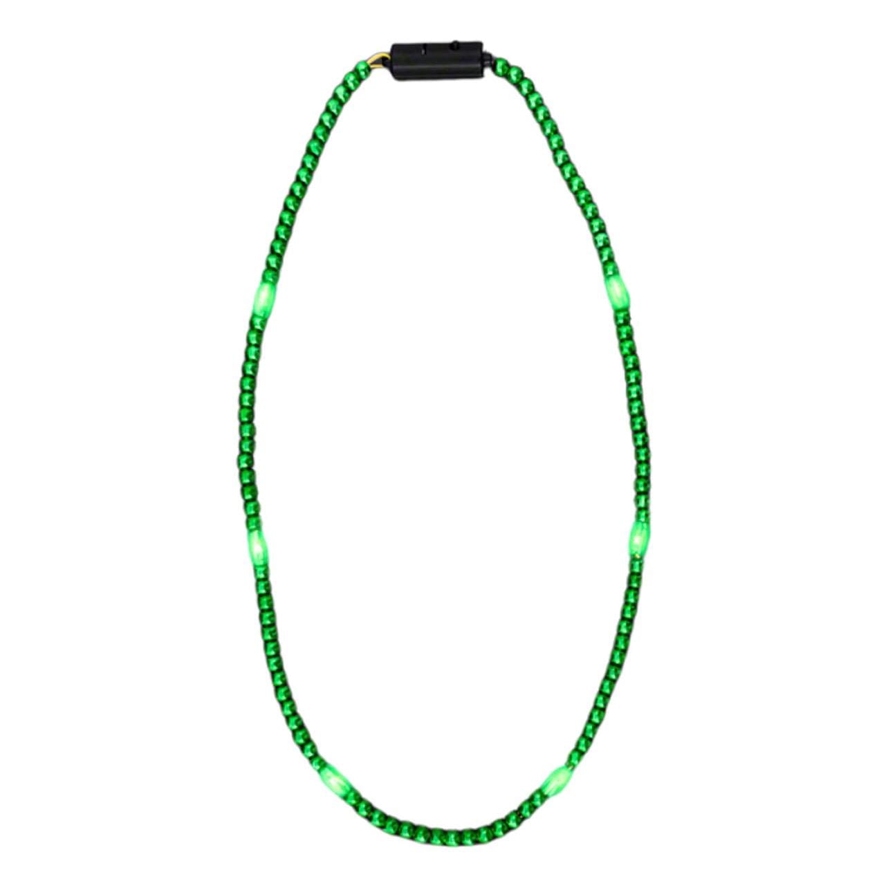 LED Necklace with Mardi Gras Beads Pack of 12 All Products LED Necklace with Mardi Gras Beads Pack of 12 All Products 5
