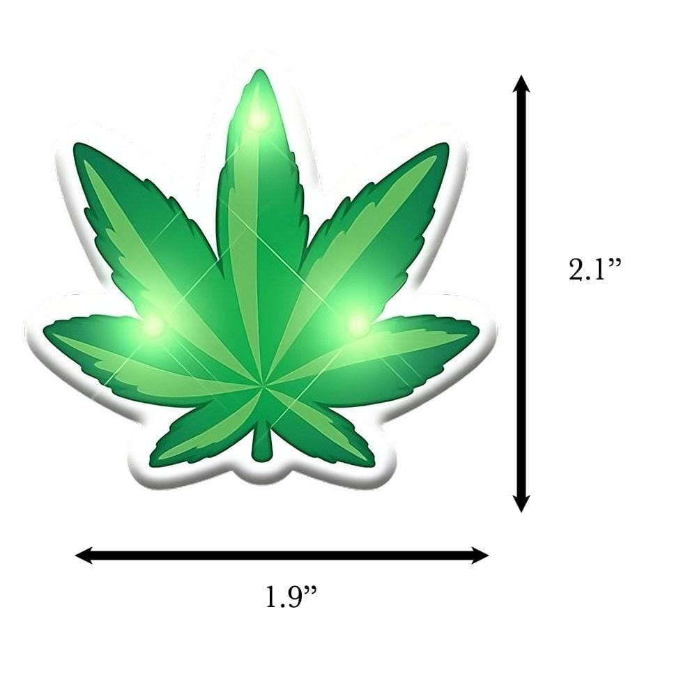 Light Up Pot Leaf Body Light Pin 420 Light Up Pot Leaf Body Light Pin 420 4
