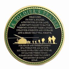 Military Prayer Gold Plated Coin for Soldiers All Products Military Prayer Gold Plated Coin for Soldiers All Products 5
