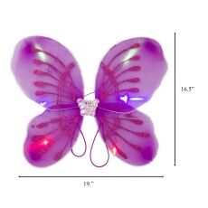 Light Up Fuchsia Fairy Butterfly Wings All Products 6