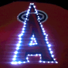 Los Angeles Angels Flashing Fiber Optic Cap All Products 5