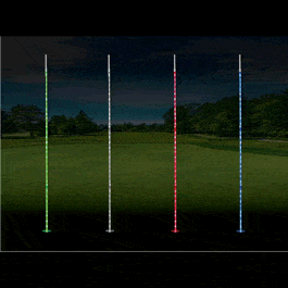 LED 78 Inch Blue Flag Stick All Products