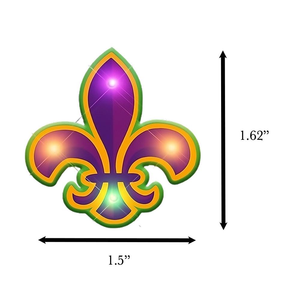 Fleur de Lis Flashing Body Light Lapel Pins All Products Fleur de Lis Flashing Body Light Lapel Pins All Products 5