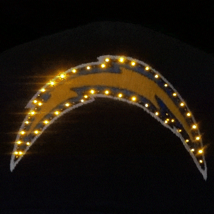 Los Angeles Chargers Flashing Fiber Optic Cap All Products Los Angeles Chargers Flashing Fiber Optic Cap All Products 4