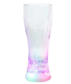 Tall Pilsner Light Up Drinking Glass Rainbow All Products