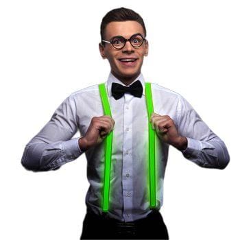 Green LED Suspenders LED Accessories