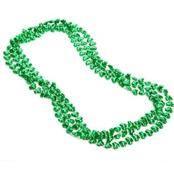 Shamrock Beaded Necklaces Pack of 12 All Products