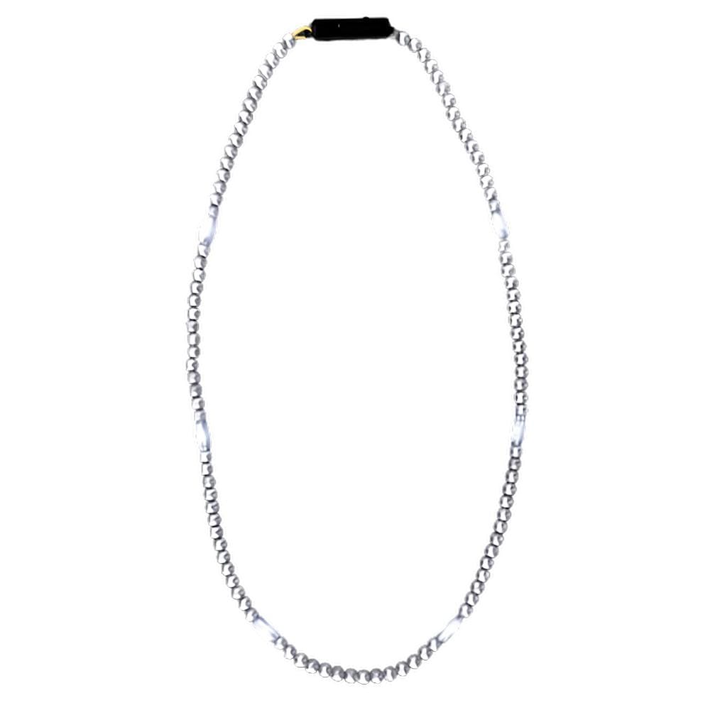 LED Necklace with Silver Beads All Products LED Necklace with Silver Beads All Products 5