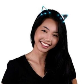 Aqua LED Kitty Cat Ear Headband All Products Aqua LED Kitty Cat Ear Headband All Products
