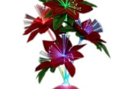 Christmas Fiber Optic Flower Centerpiece All Products