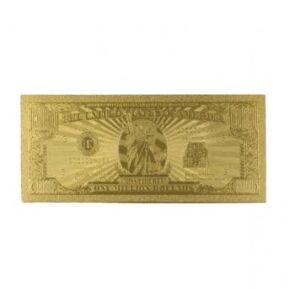 Miss Lady Liberty 1 Million Dollars Original 24K Gold Plated Bill Collectible Banknotes for Decoration 24K Gold and Silver Plated Replica Bills Miss Lady Liberty 1 Million Dollars Original 24K Gold Plated Bill Collectible Banknotes for Decoration 24K Gold and Silver Plated Replica Bills