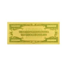 Ten Thousand US Dollars 24K Gold Plated Collectible Fake Banknotes for Decoration 24K Gold and Silver Plated Replica Bills 4