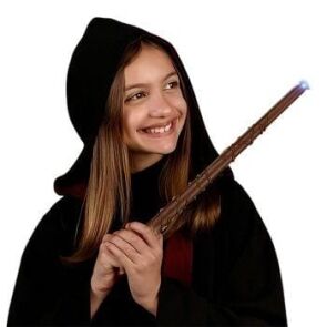 Enchanted Mystic Magic Wizard Light Up Musical Wand Dark Brown All Products