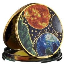 Serenity Prayer One Day at A Time Jesus Gold Plated Coin All Products 5